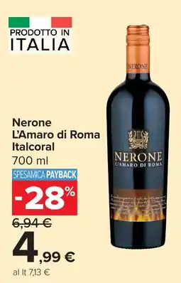 Carrefour Nerone L'Amaro di Roma offerta