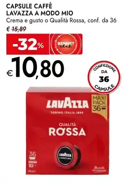 Bennet Capsule caffè lavazza a modo mio offerta