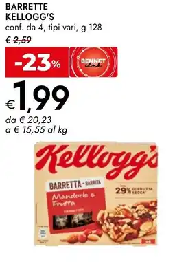 Bennet Barrette Kellogg's offerta