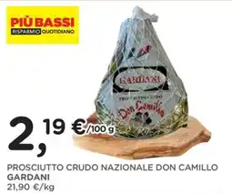 Orvea Prosciutto Crudo Nazionale Don Camillo Gardani offerta