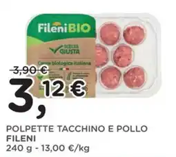 Orvea POLPETTE TACCHINO E POLLO FILENI offerta