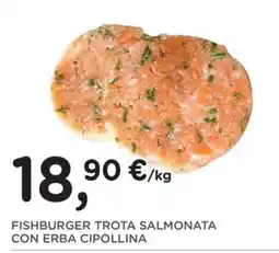 Orvea FISHBURGER TROTA SALMONATA CON ERBA CIPOLLINA offerta