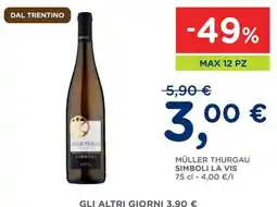 Orvea MÜLLER THURGAU SIMBOLI LA VIS offerta