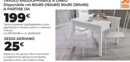Mobilandia TAVOLO RADDOPPIABILE A LIBRO offerta