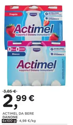 Orvea Actimel da bere Danone offerta