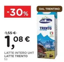 Orvea Latte intero UHT Latte Trento offerta