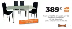 Mobilandia Tavolo allungabile + 4 sedie offerta