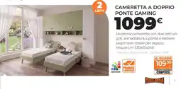 Mobilandia Cameretta a doppio ponte gaming offerta