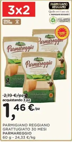 Orvea Parmigiano reggiano grattugiato 30 mesi parmareggio offerta
