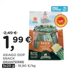 Orvea ASIAGO DOP SNACK GRAN TERRE offerta