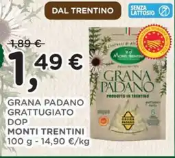 Orvea Grana Padano Grattugiato DOP Monti Trentinini offerta