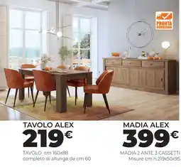 Mobilandia TAVOLO ALEX offerta