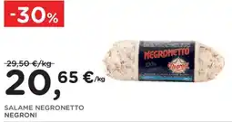 Orvea SALAME NEGRONETTO NEGRONI offerta