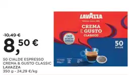 Orvea 50 CIALDE ESPRESSO CREMA & GUSTO CLASSIC LAVAZZA offerta