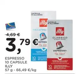 Orvea ESPRESSO 10 CAPSULE ILLY offerta