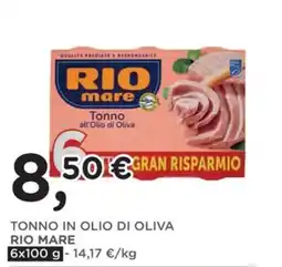 Orvea TONNO IN OLIO DI OLIVA RIO MARE offerta