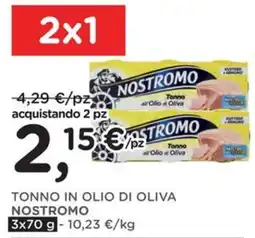 Orvea TONNO IN OLIO DI OLIVA NOSTROMO offerta