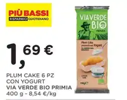 Orvea PLUM CAKE CON YOGURT VIA VERDE BIO PRIMIA offerta