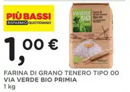 Orvea Farina di Grano Tenero Tipo 00 Via Verde Bio Primia offerta