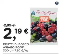 Orvea FRUTTI DI BOSCO ASIAGO FOOD offerta