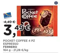 Orvea Pocket Coffee espresso Ferrero offerta