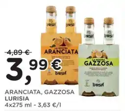 Orvea ARANCIATA, GAZZOSA LURISIA offerta