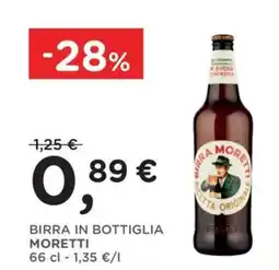 Orvea Birra in bottiglia Moretti offerta