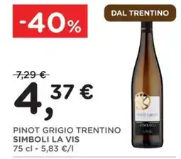 Orvea PINOT GRIGIO TRENTINO SIMBOLI LA VIS offerta