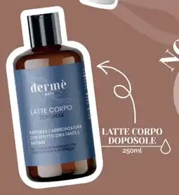Orvea Dermè sole latte corpo doposole offerta