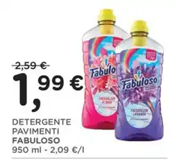 Orvea Detergente Pavimenti Fabuloso offerta