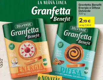 Carrefour Granfetta Benefit Energia o Difesa Delverde offerta