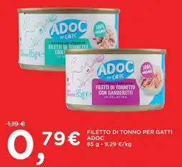 Orvea FILETTI DI TONNETTO PER GATTI ADOC offerta