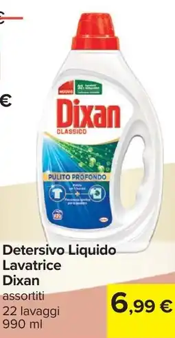 Carrefour Detersivo Liquido Lavatrice Dixan offerta