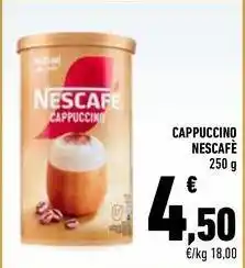Conad Cappuccino nescafè offerta