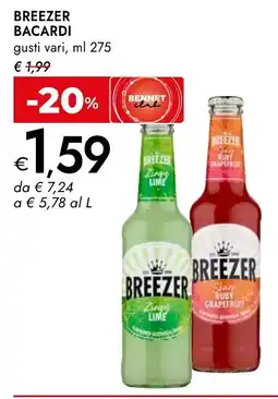 Bennet Breezer bacardi offerta