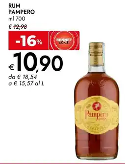 Bennet Rum pampero offerta