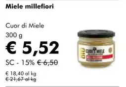 NaturaSì Miele millefiori Cuor di Miele offerta