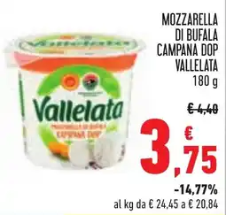 Conad Mozzarella di Bufala Campana DOP Vallelata offerta