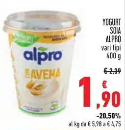 Conad YOGURT SOIA ALPRO AVEENA offerta
