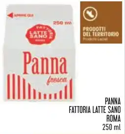 Conad Panna fattoria latte sano roma offerta