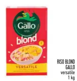 Conad RISO BLOND GALLO versatile offerta