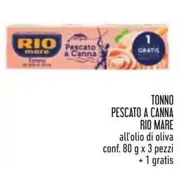 Conad TONNO PESCATO A CANNA RIO MARE offerta