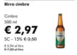 NaturaSì Birra cimbra offerta