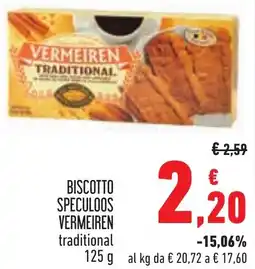 Conad Biscotto speculoos vermeiren traditional offerta