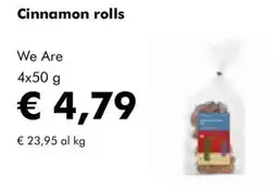 NaturaSì Cinnamon rolls We Are offerta