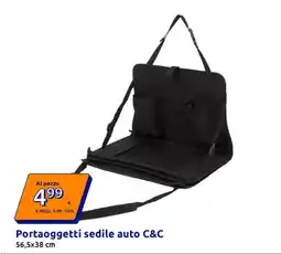 Action Portaoggetti sedile auto C&C offerta