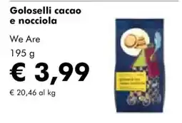 NaturaSì Goloselli cacao e nocciola We Are offerta