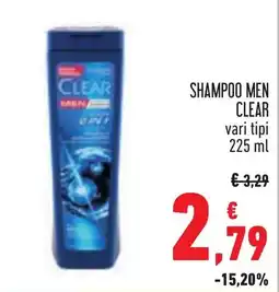 Conad Shampoo Men Clear offerta
