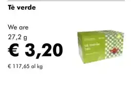 NaturaSì Tè verde offerta