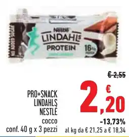 Conad PRO+SNACK LINDAHL'S NESTLÉ offerta